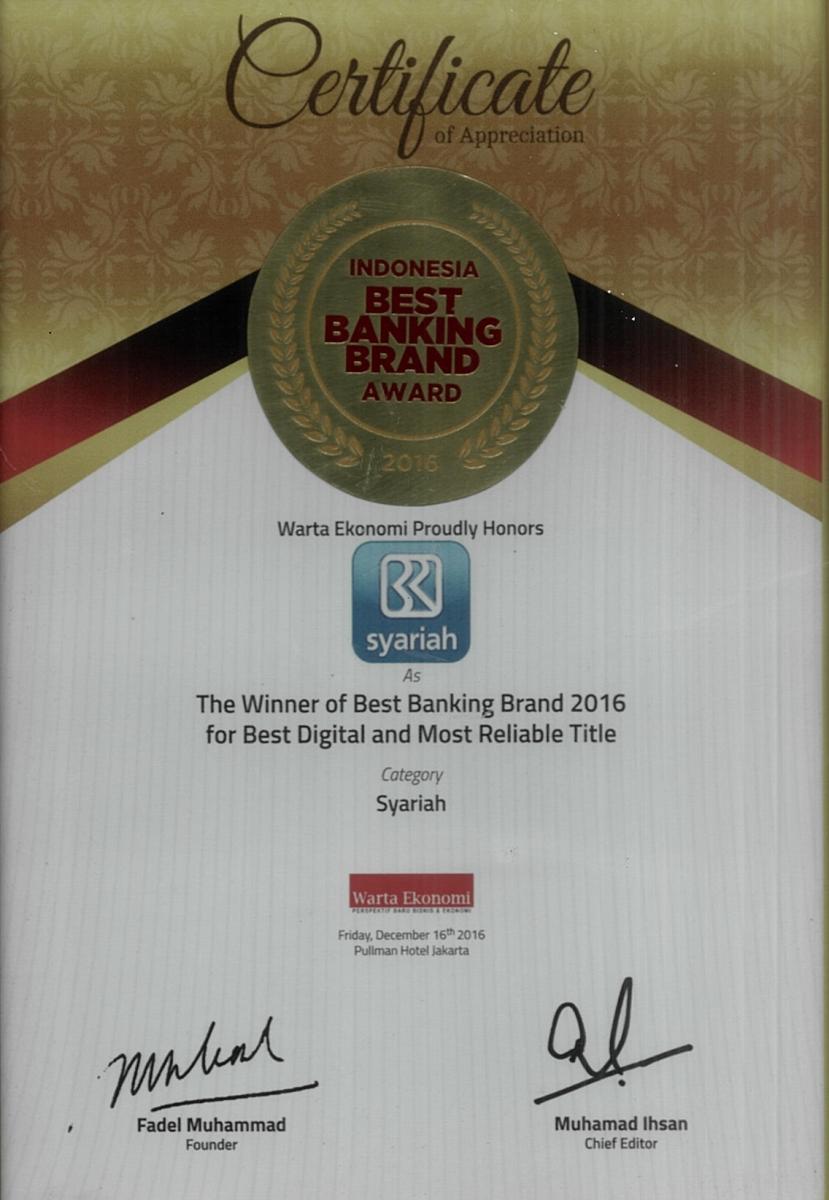 best banking brand 2016